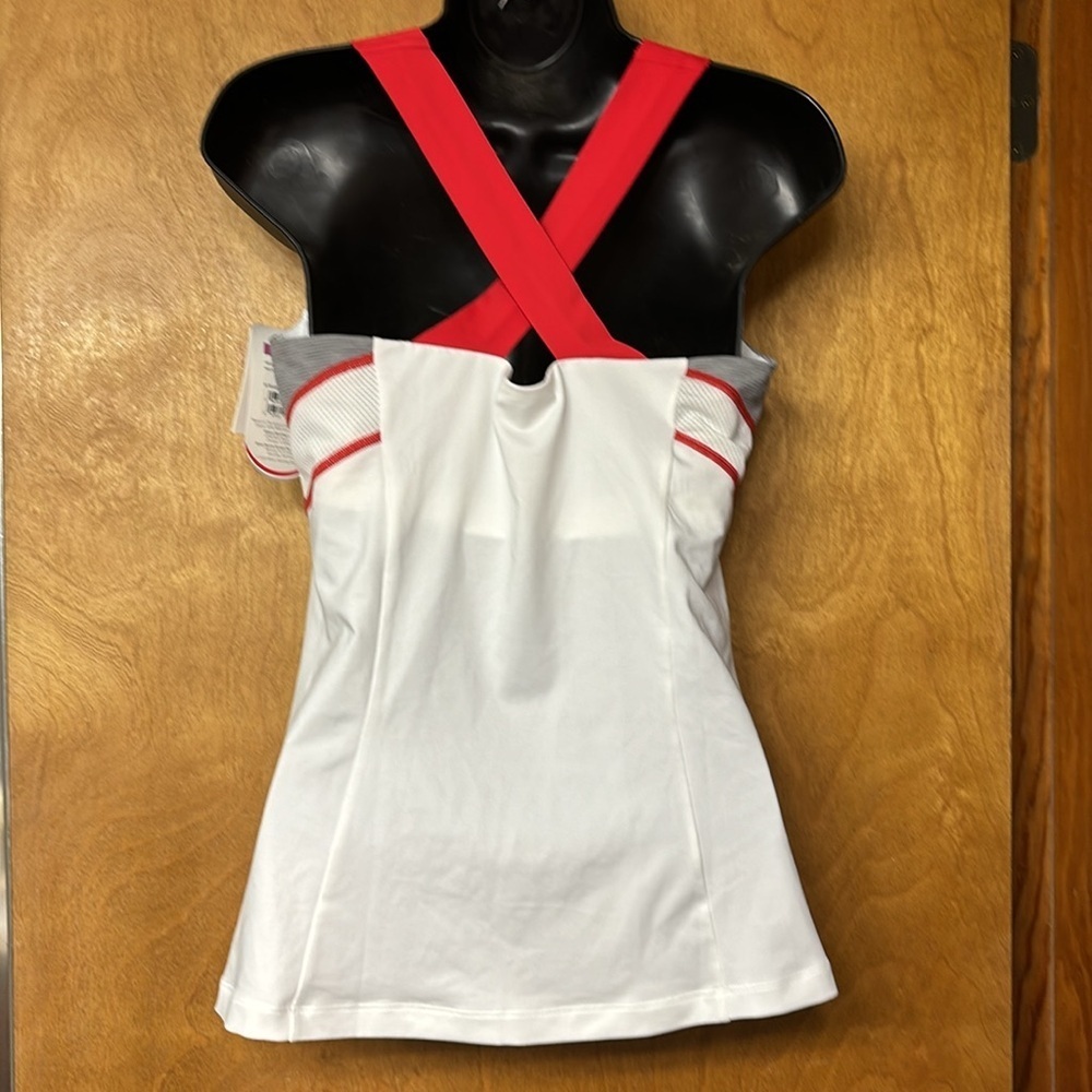 BNWT Women’s Wilson W FW Ashland Heather X Back TA sz M - Picture 2 of 11